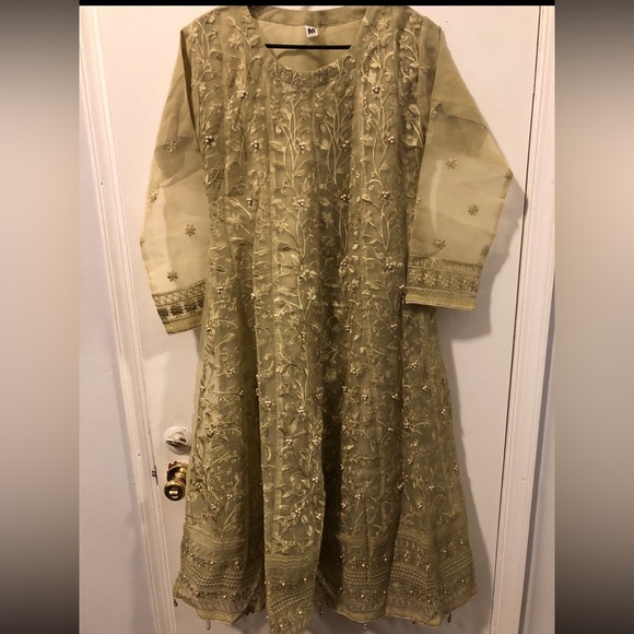 Dresses Pakistani Long Dress Size M Poshmark